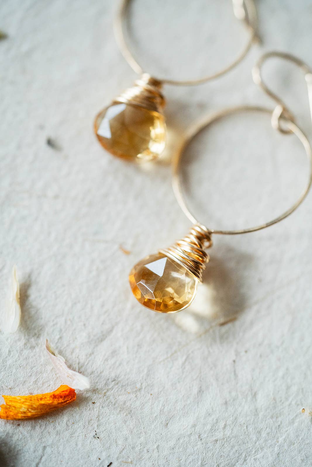 Bella Vita Jewelry - Wholesale Dangle Earrings - Pantone Earrings | Megan Hoop and Natural Stone Earrings13