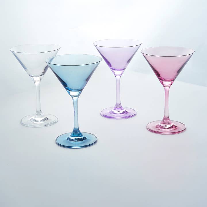 Set of Four Veneto Martini Glasses for wholesale by Godinger