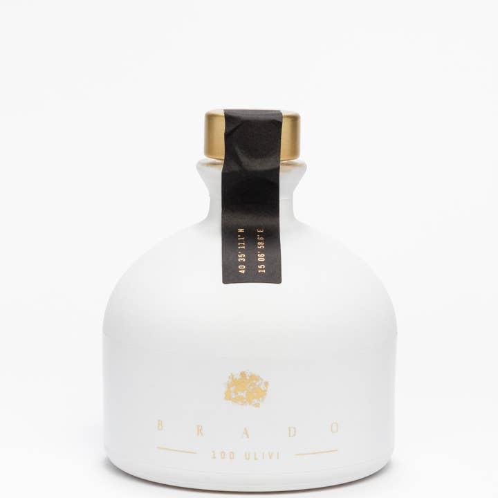 Flasche Brado Elitè 100 Olivenbäume, Fassungsvermögen 250 ml. für den Großhandel von Brado