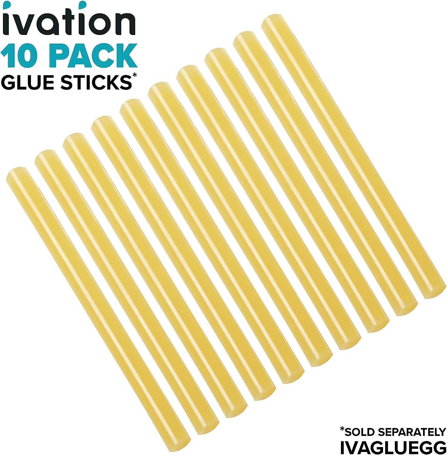 Ivation - Wholesale Glue - Glue Sticks 10-Pack for Ivation Cordless Butane Glue Gun1