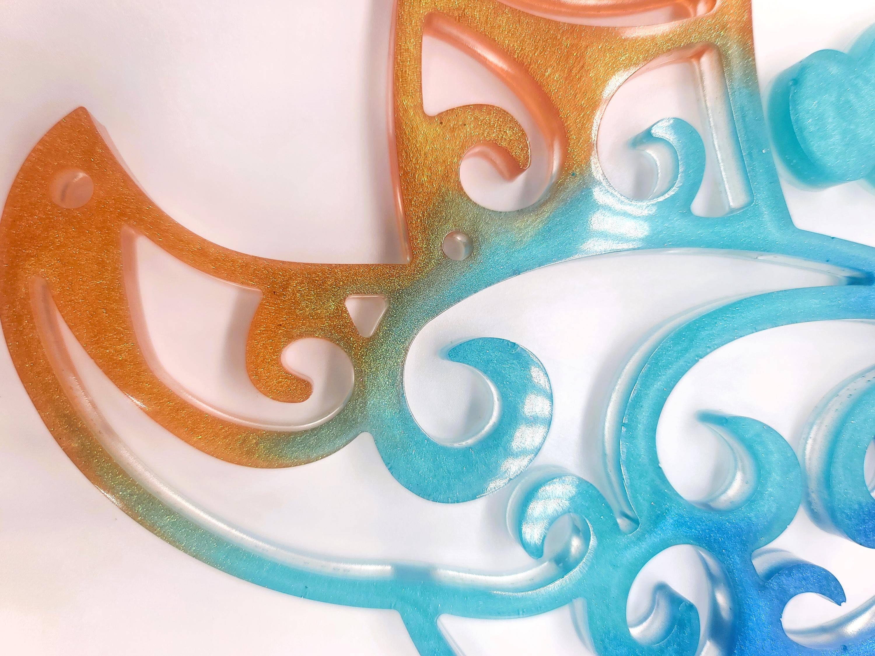 Slightly Askew Art - Wholesale Wall Accent - Eco-Friendly Holographic Fairy Resin Wall Hanging4