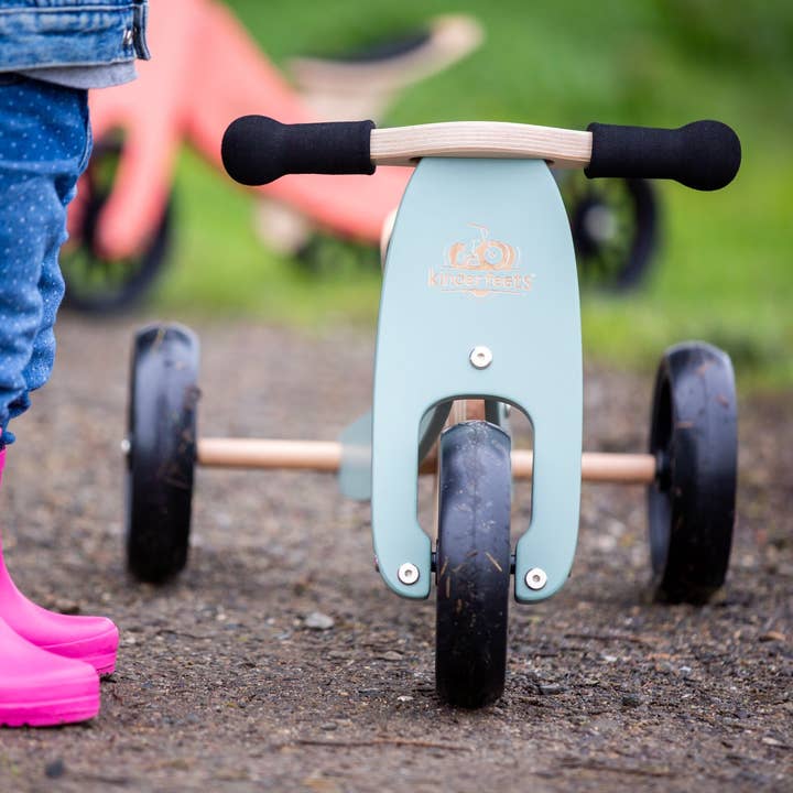 Tiny Tot 2-in-1 Wooden Balance Bike Sage for wholesale on Faire2