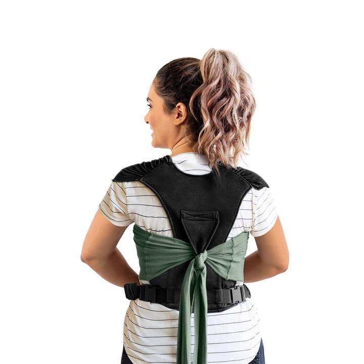 Moby - Wholesale Baby Carrier - Moby Easy Wrap Olive/Onyx- ECOM BOX JUNE 2024