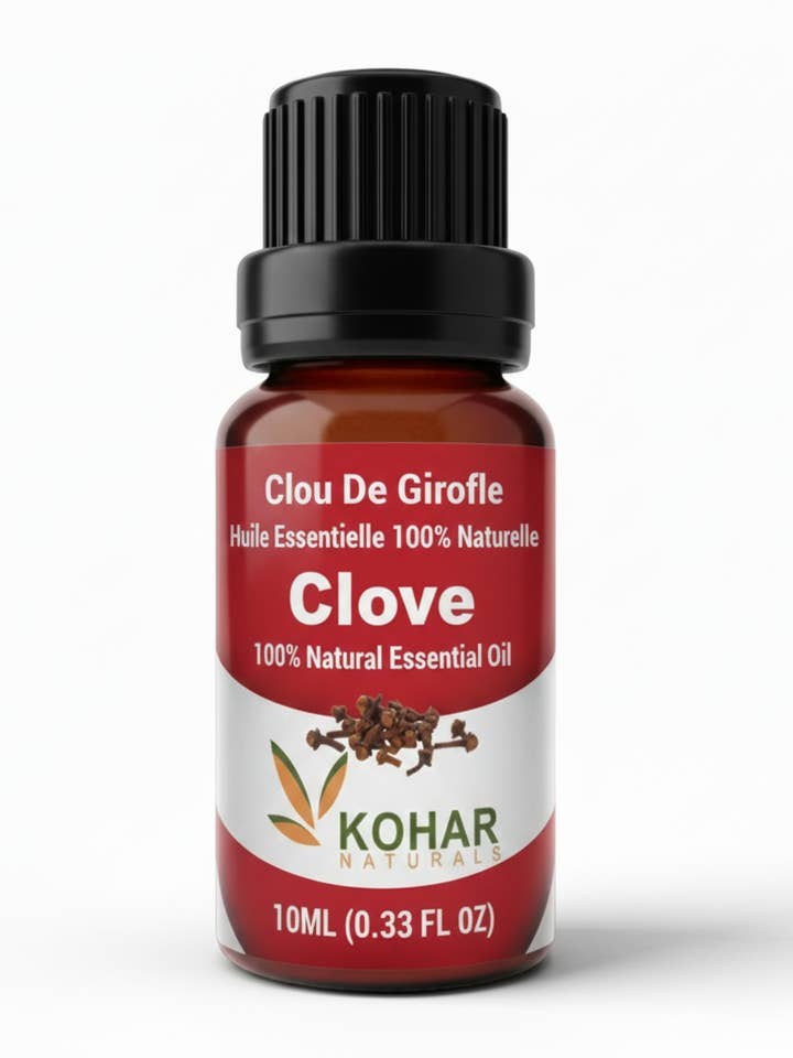Óleo Essencial de Cravinho 100% Puro e Natural. 10 ml por atacado de KOHAR NATURALS