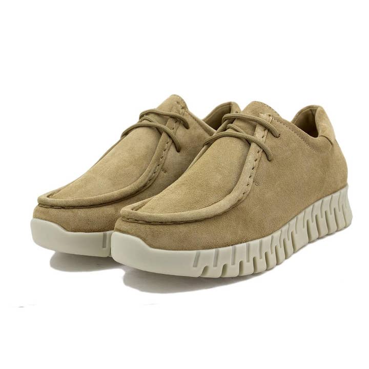 Camel Suede Loafer 255677 for wholesale by PieSanto