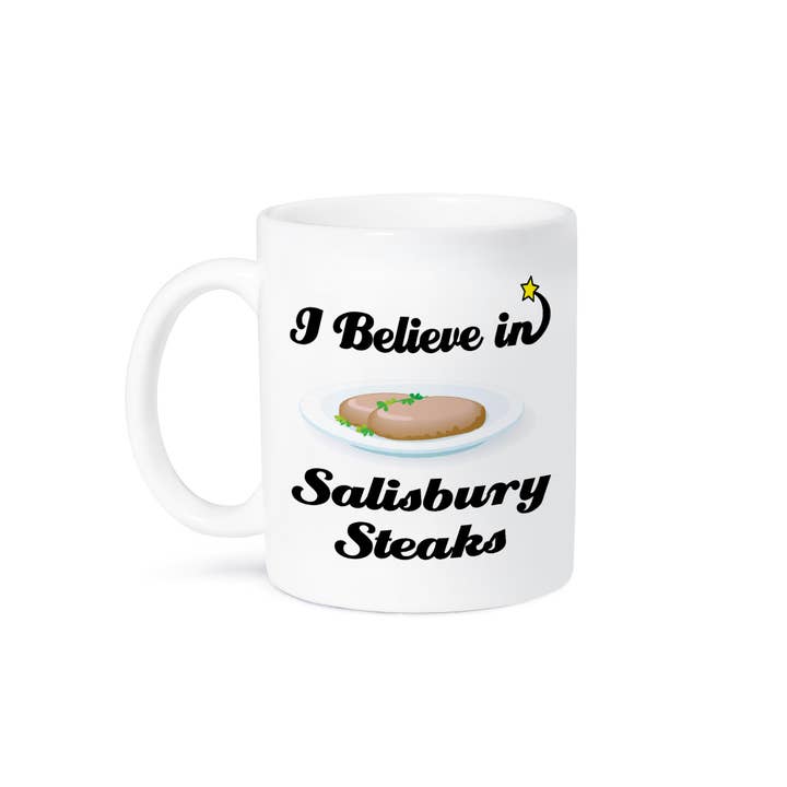 3dRose - Wholesale Coffee Mug - 3dRose, I Believe In Salisbury Steaks, Mug8