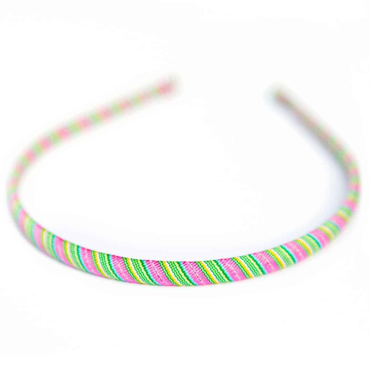 Bows Etc. - Wholesale Haarband - Dames - Stripes in overvloed, smalle hoofdband van grosgrain lint Preppy & Fun0