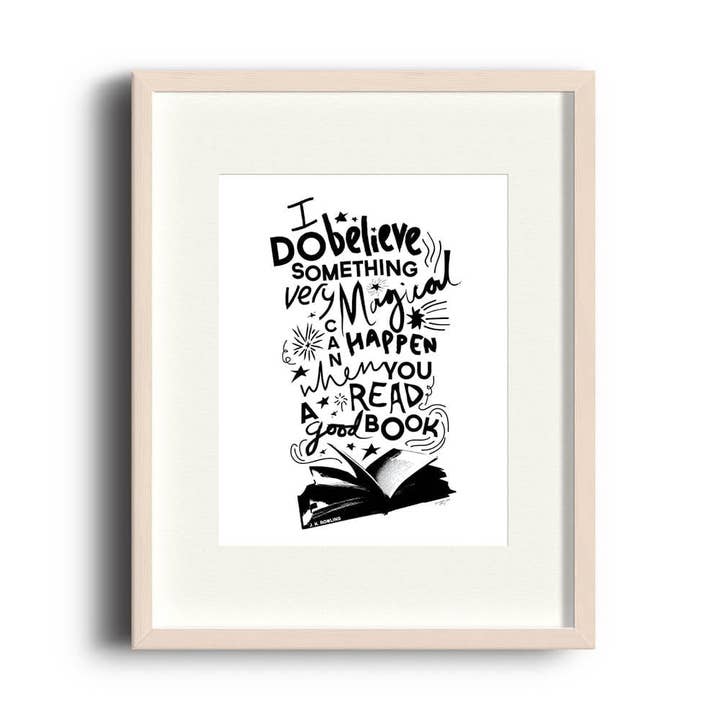 Nook & Burrow - Wholesale Art print - I Do Believe | 8 x 10 print