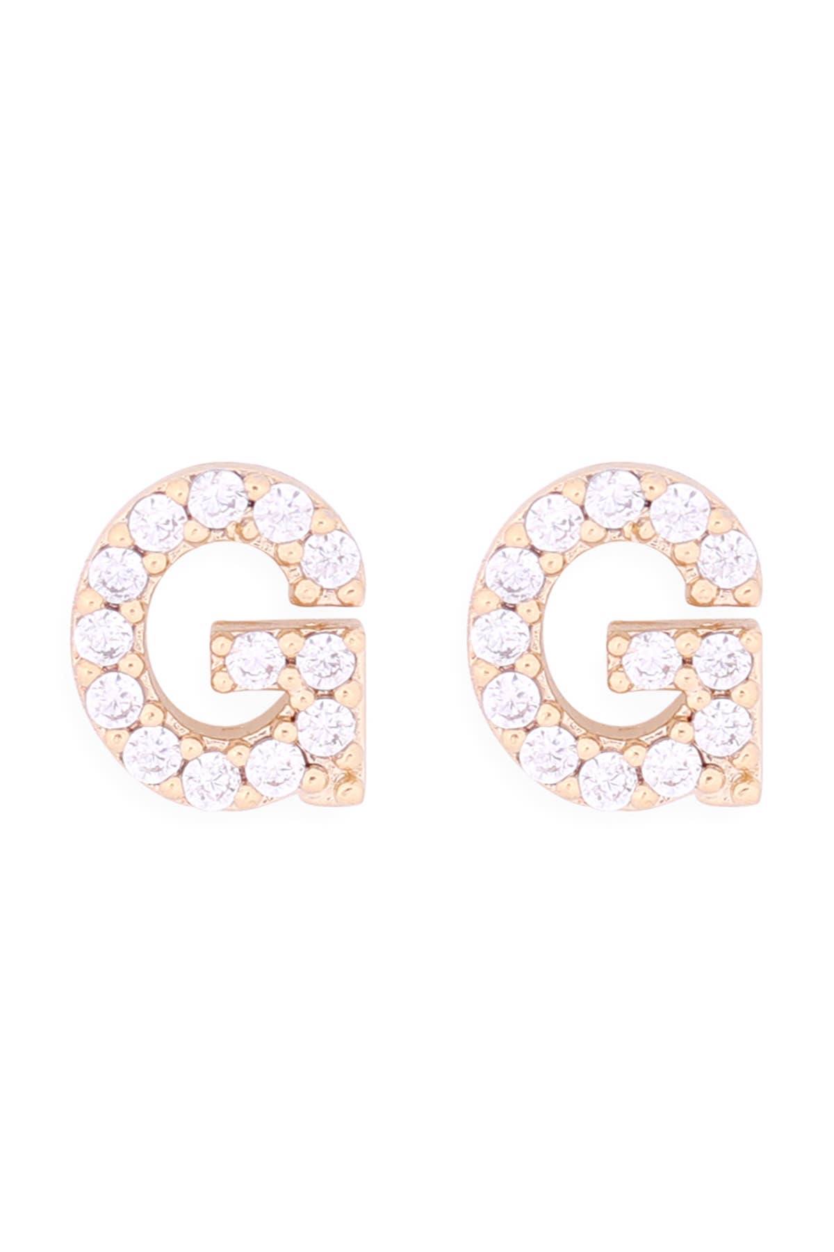 MYS Wholesale Inc - Wholesale Stud/Post Earrings - Cubic Zirconia Initial Earrings13