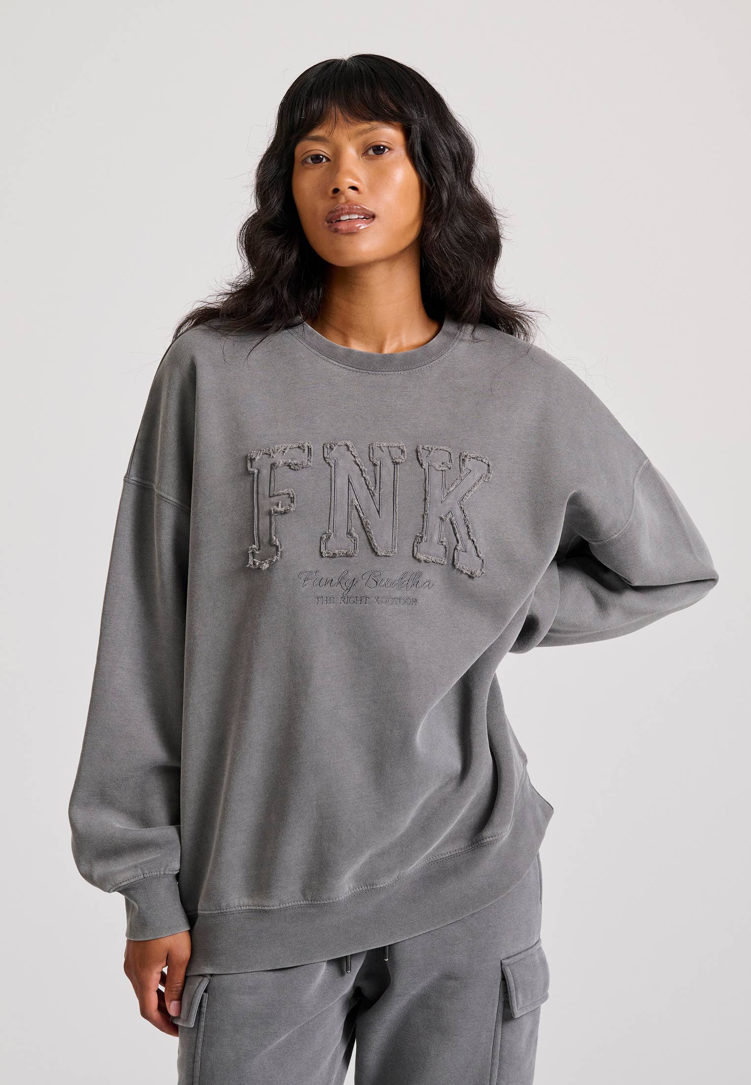 Funky Buddha - Wholesale Sweatshirt - Women's - Ladies Crew Neck Sweater26