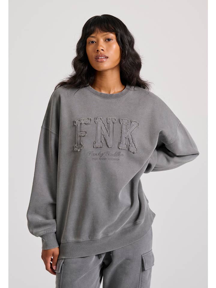 Funky Buddha - Wholesale Sweatshirt - Women's - Ladies Crew Neck Sweater26