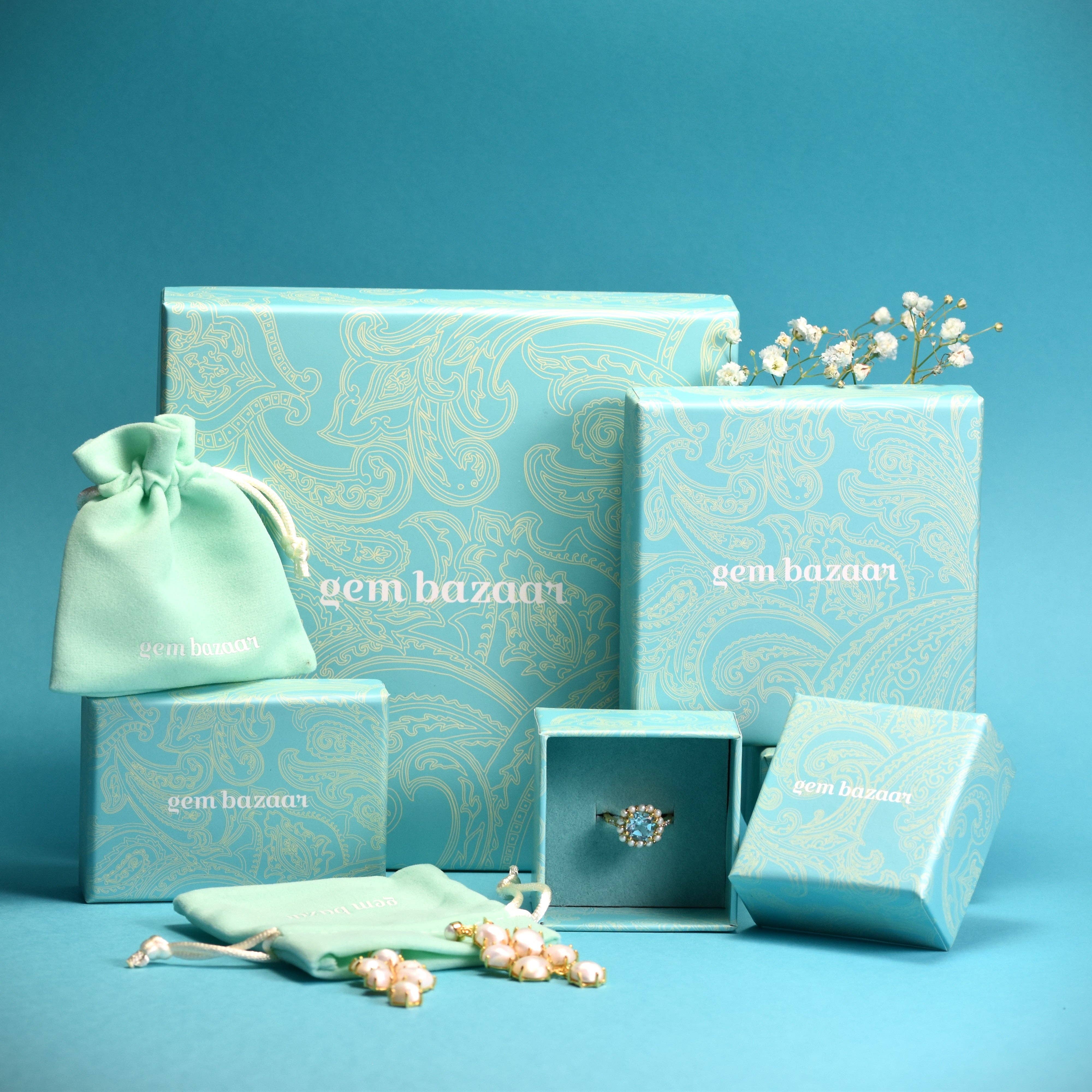 Gem Bazaar Jewellery - Venta al por mayor Anillo de banda/apilable - Hola Anillo Bonito en Piedra de Luna8