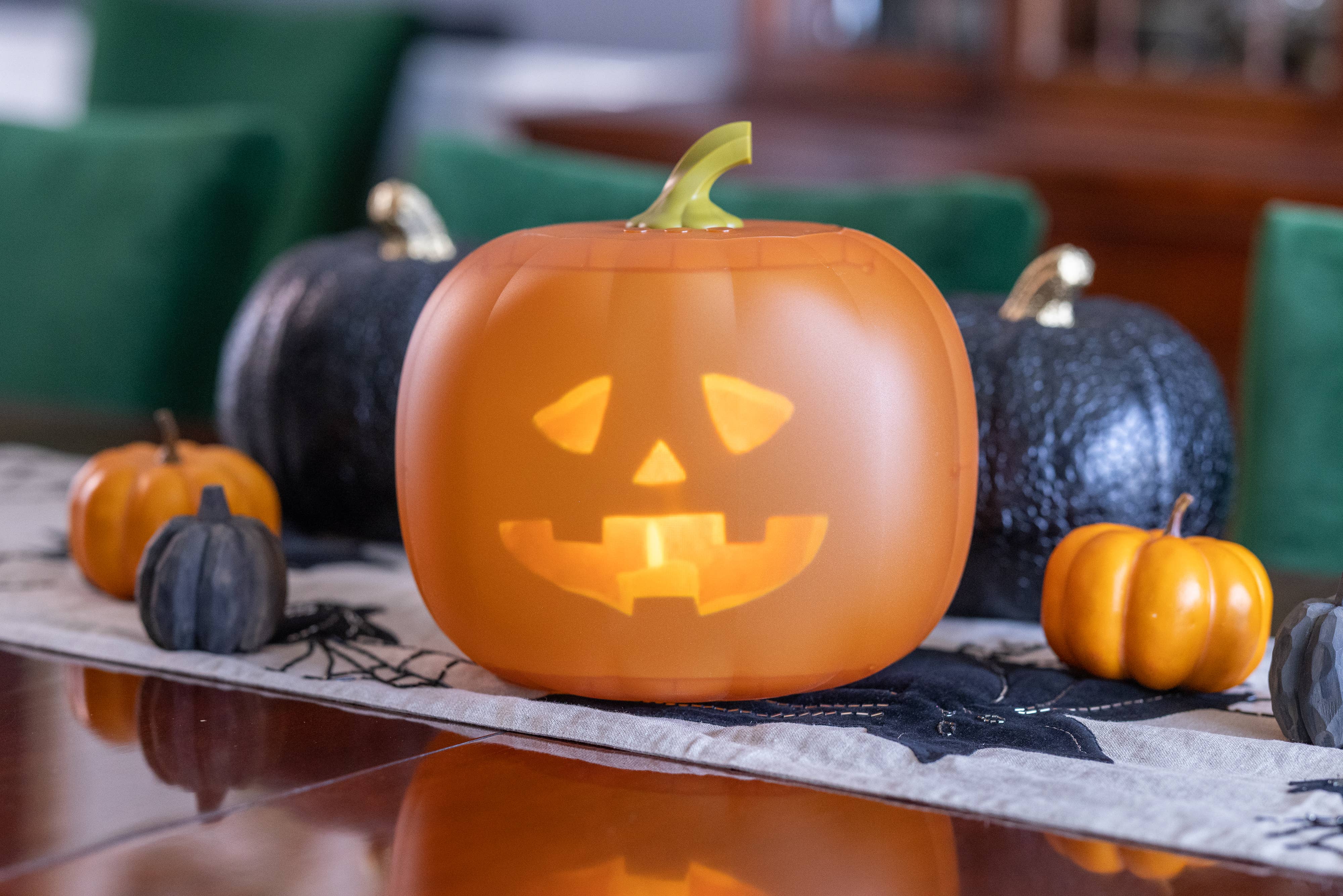 Mindscope Products – Engroshandel Bordpynt – Mindscope ANIMAT3D Jabberin' Jack Talking Animeret græskar12