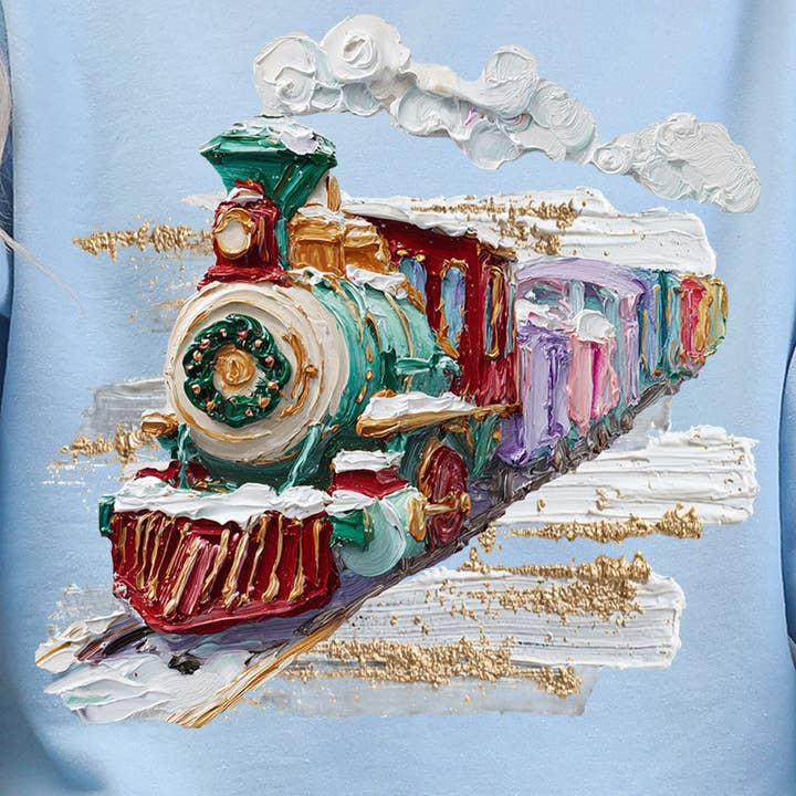 Wholesale Accessory Market - Wholesale Sublimation Transfer - The Painted Train Ready To Press DTF Transfer