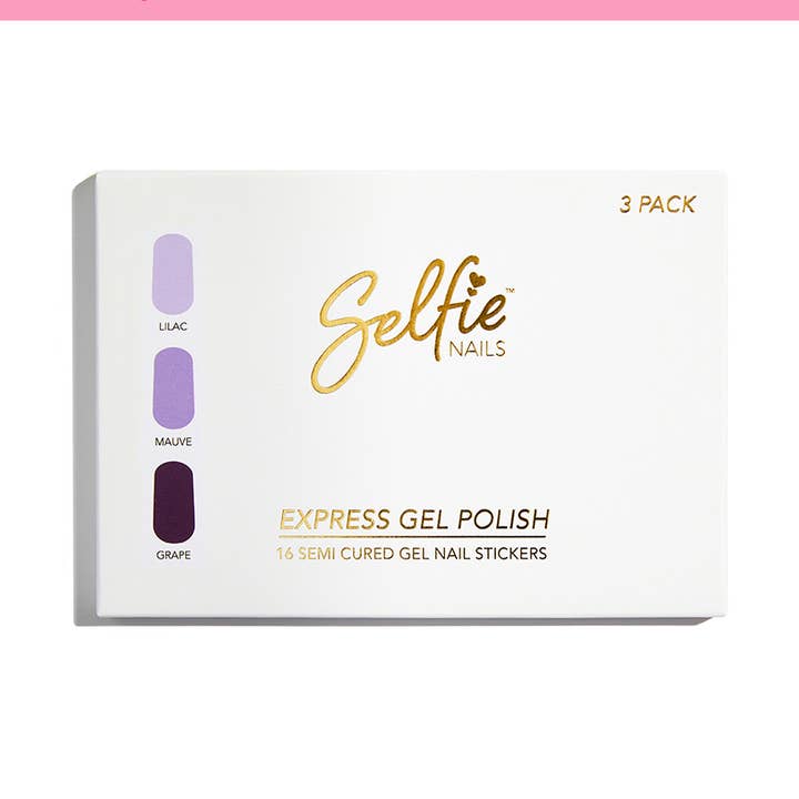 5 x LILAC / MAUVE / GRAPE for wholesale by SELFIE NAILS