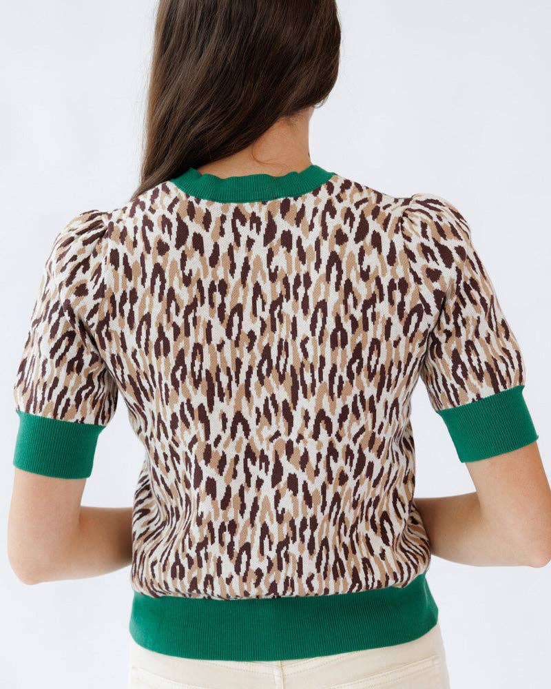 Party Animal Print Short Sleeve Pullover for wholesale on Faire1