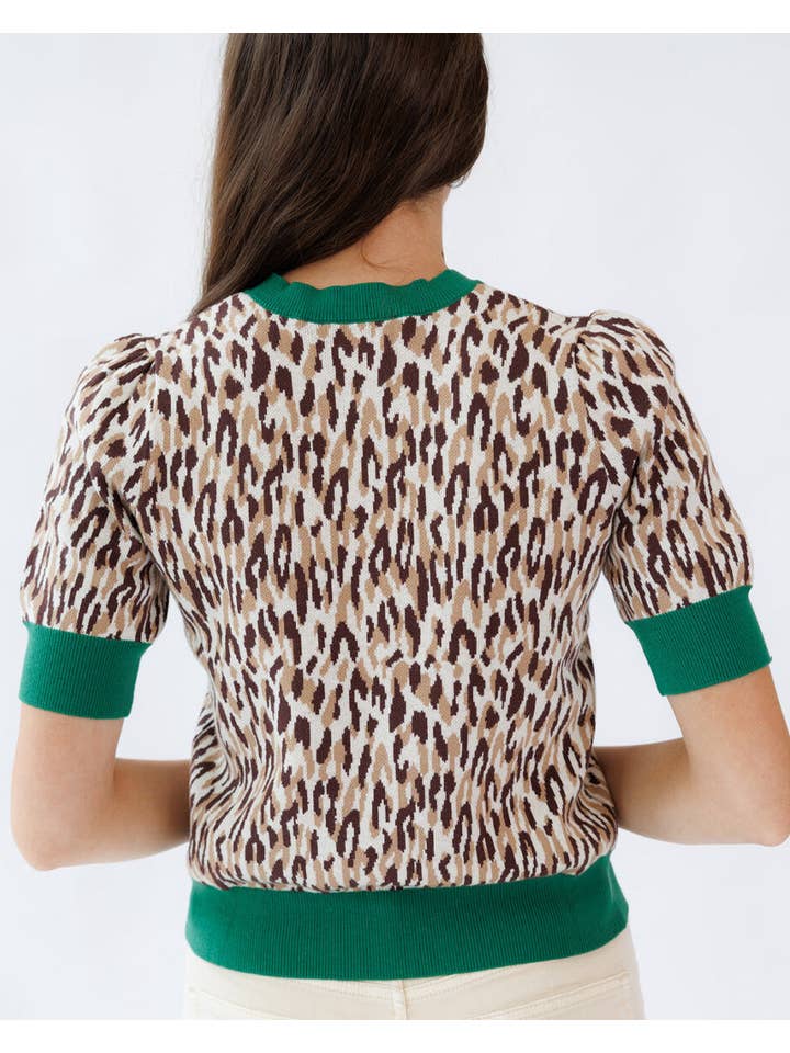 Party Animal Print Short Sleeve Pullover for wholesale on Faire1