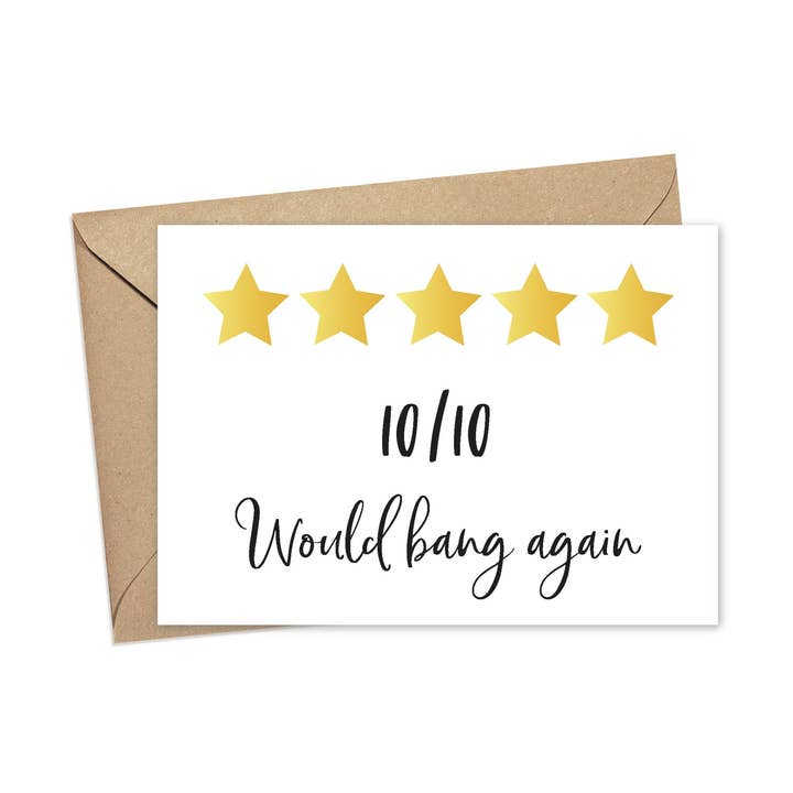 10/10 Would Bang Again | A2 for wholesale by Lost In Lettering