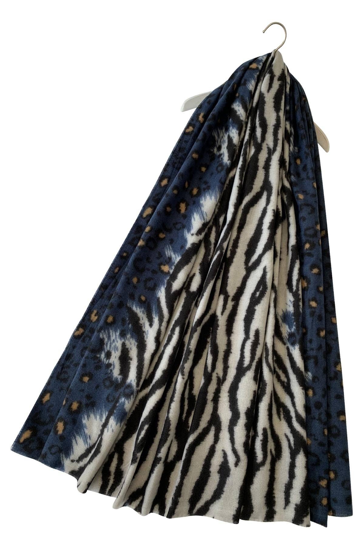Fashion Scarf World – wholesale Scarf – Women's – Fashion Leopard and Zebra Print Wool Scarf7
