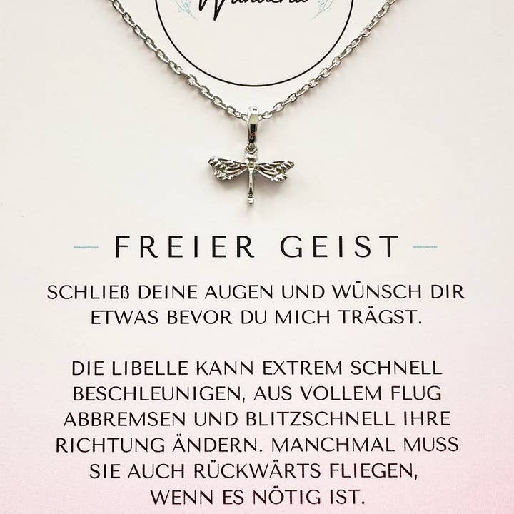 oro Collana catena dei desideri Free Spirit con messaggio positivo in vendita all'ingrosso su Faire1