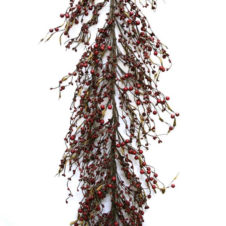 Grinalda Mista de Frutos C/ Folhas, 53In, Hw, Preto Roxo Laranja por atacado de KMI International Corp.