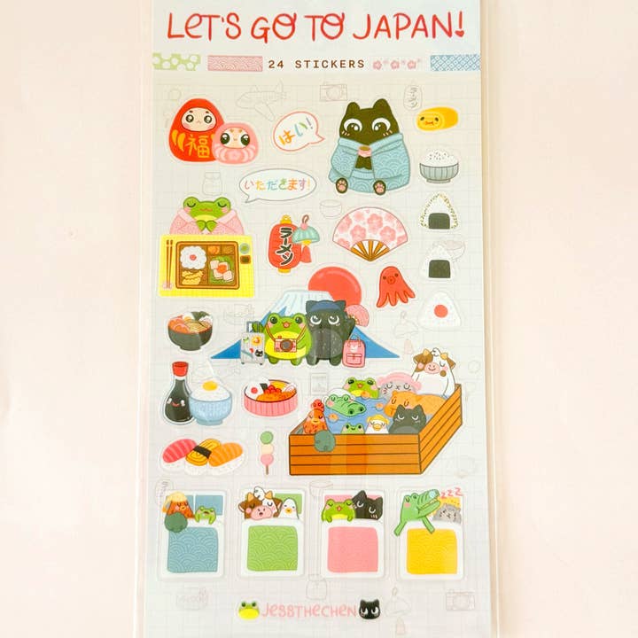 Jessthechen - Wholesale Sticker - Planner & Calendar Stickers | Bing Bong and Friends to Japan