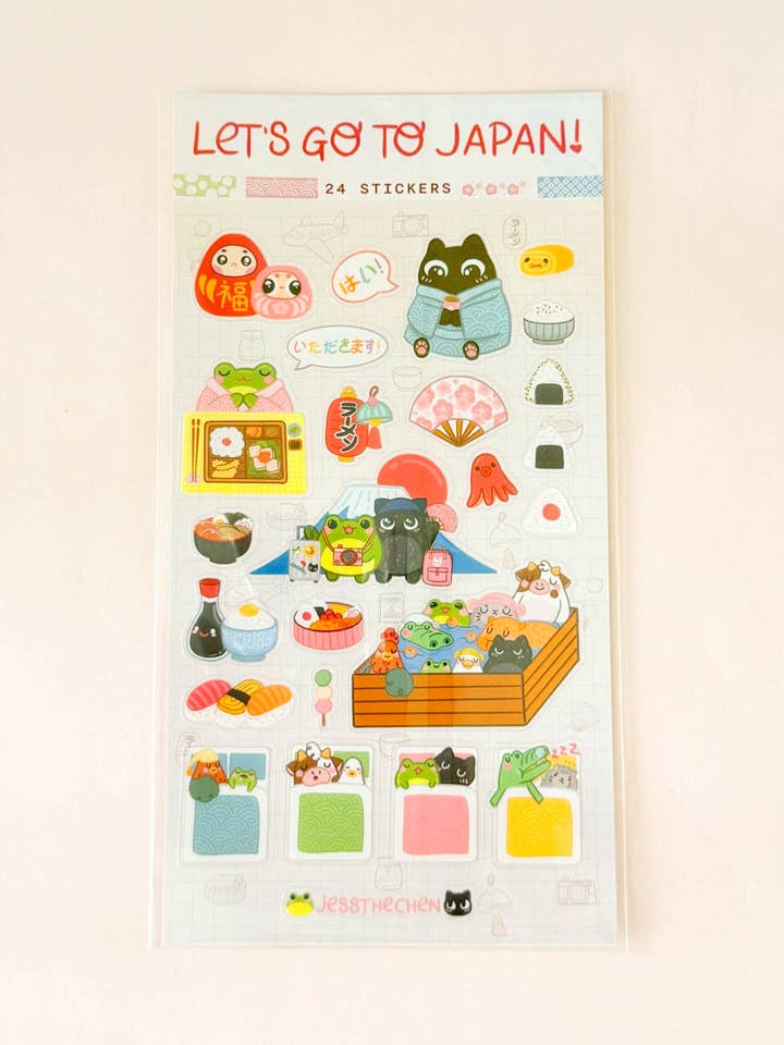 Planer- & Kalenderaufkleber | Bing Bong und Freunde nach Japan für den Großhandel von Jessthechen