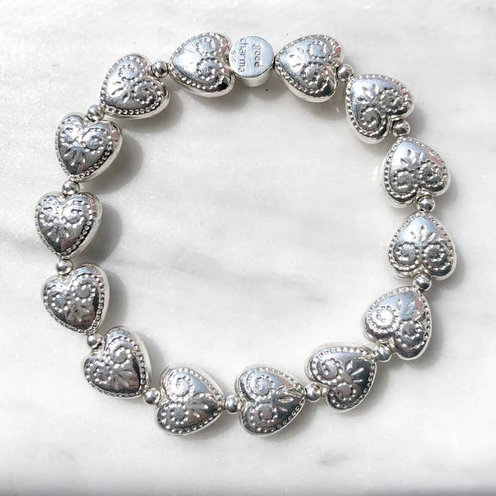 Hearts Circle of Love Bracelet for wholesale by Good Charma