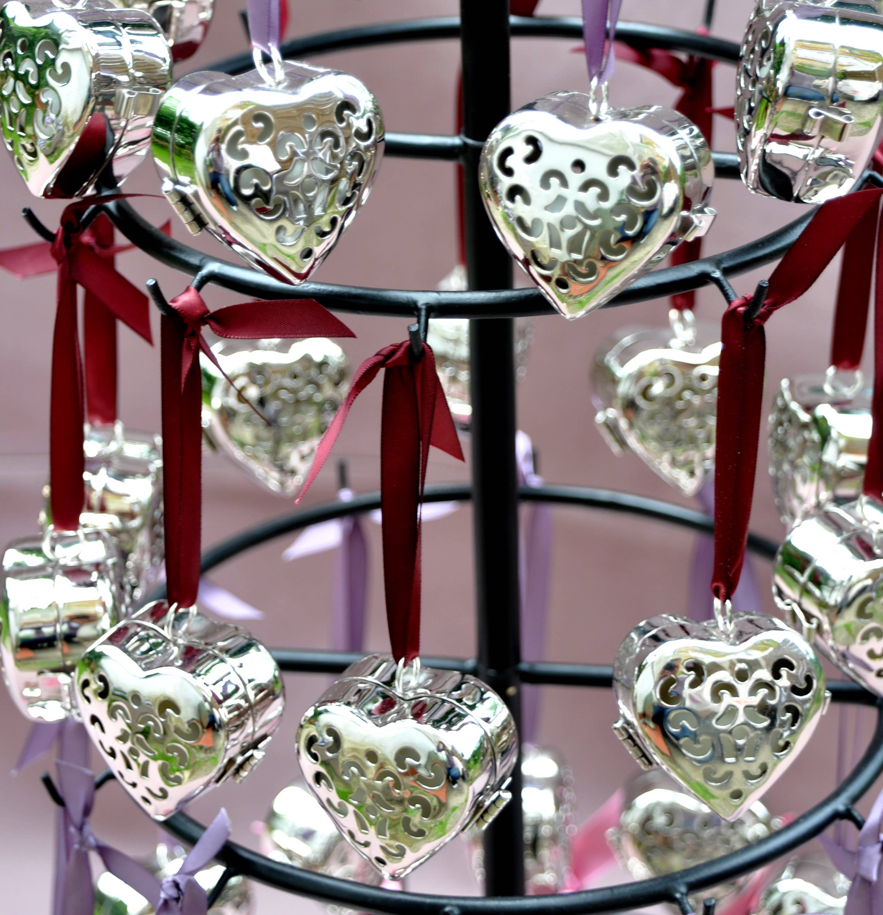 Autour Du Parfum - Vente Parfums solides - Petit Coeur ARGENT de Parfum solide PARFUM AU CHOIX3