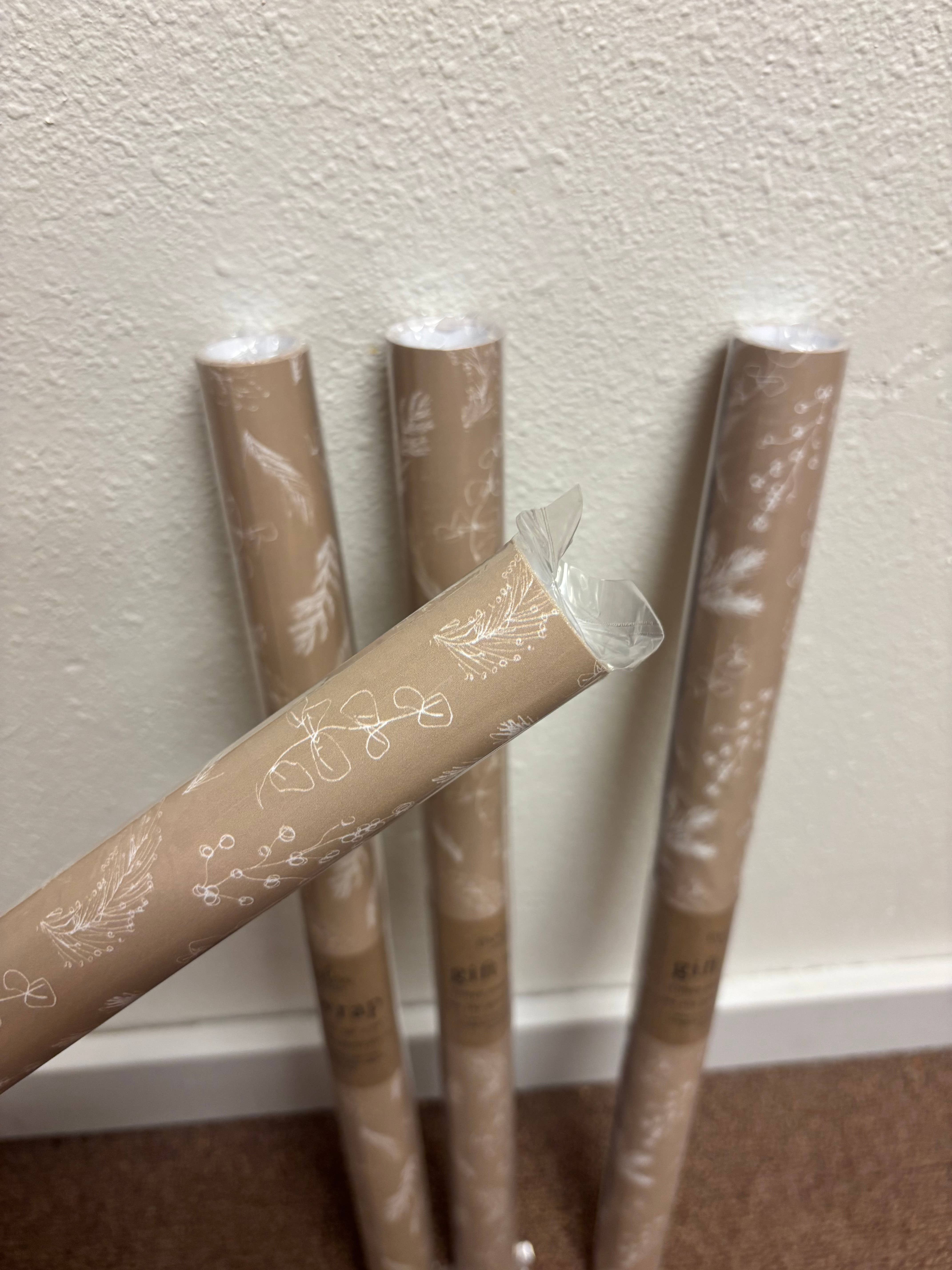 everglow handmade – wholesale Wrapping paper roll – Forest | Season's Greetings Brown Holiday Gift Wrap5