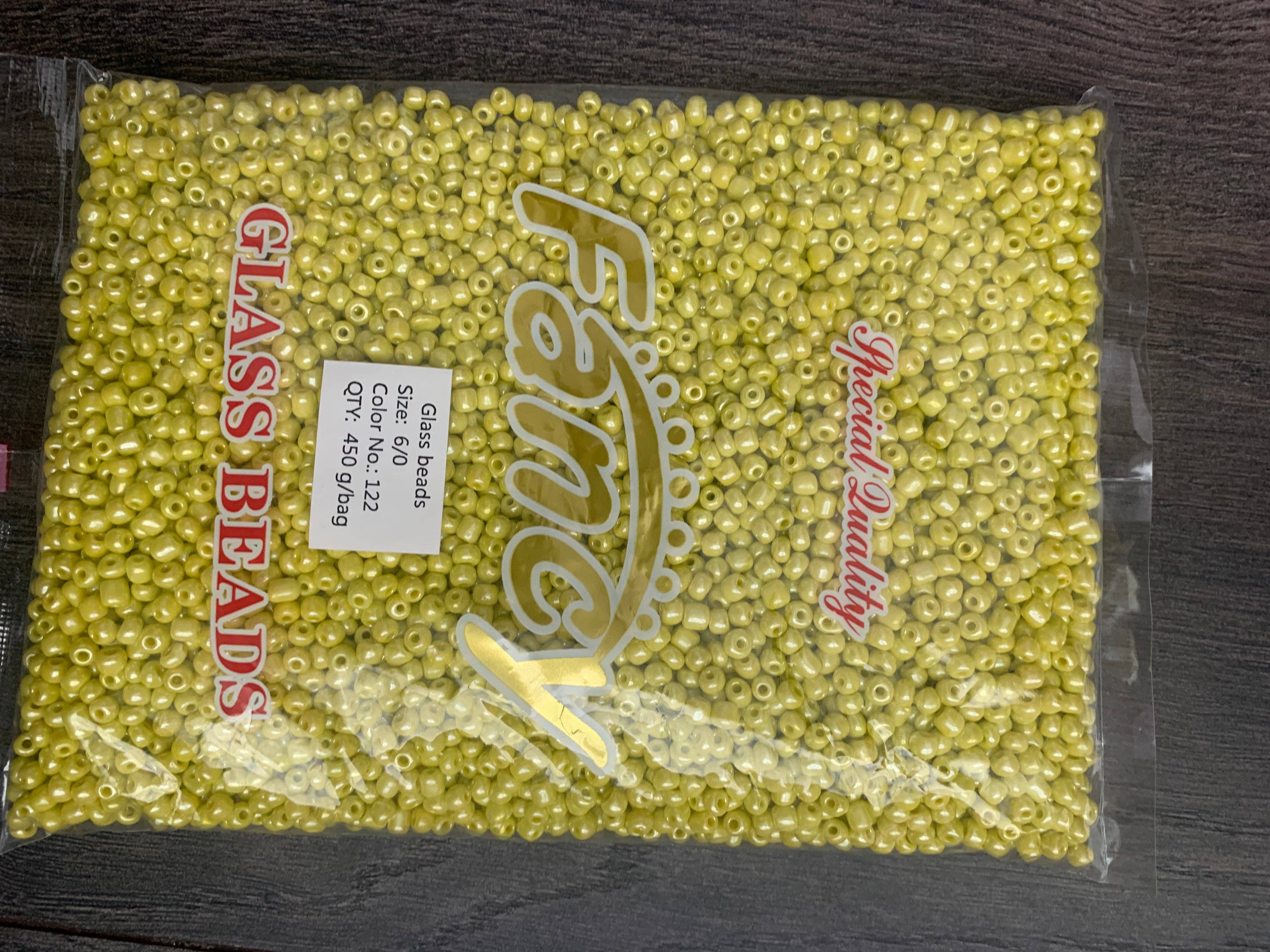 MaddieMayShop - Wholesale Beads - 6/0 Seed Beads~  Glass Beads 450 Grams, Seed Beads Bulk15