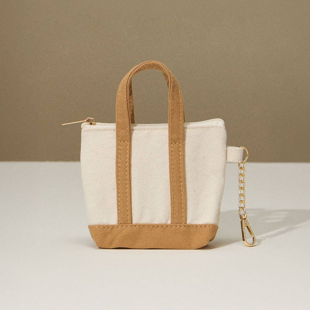 Sensibling Corp. – wholesale Pouch – Women’s – Mini Canvas Pouch Bag / Bag Charm6