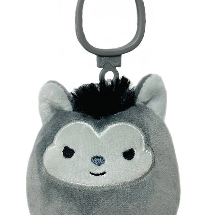 Squishmallow Halloween Plush Toy 3.5" Clip Noland Werewolf for wholesale by Authentic Street Signs