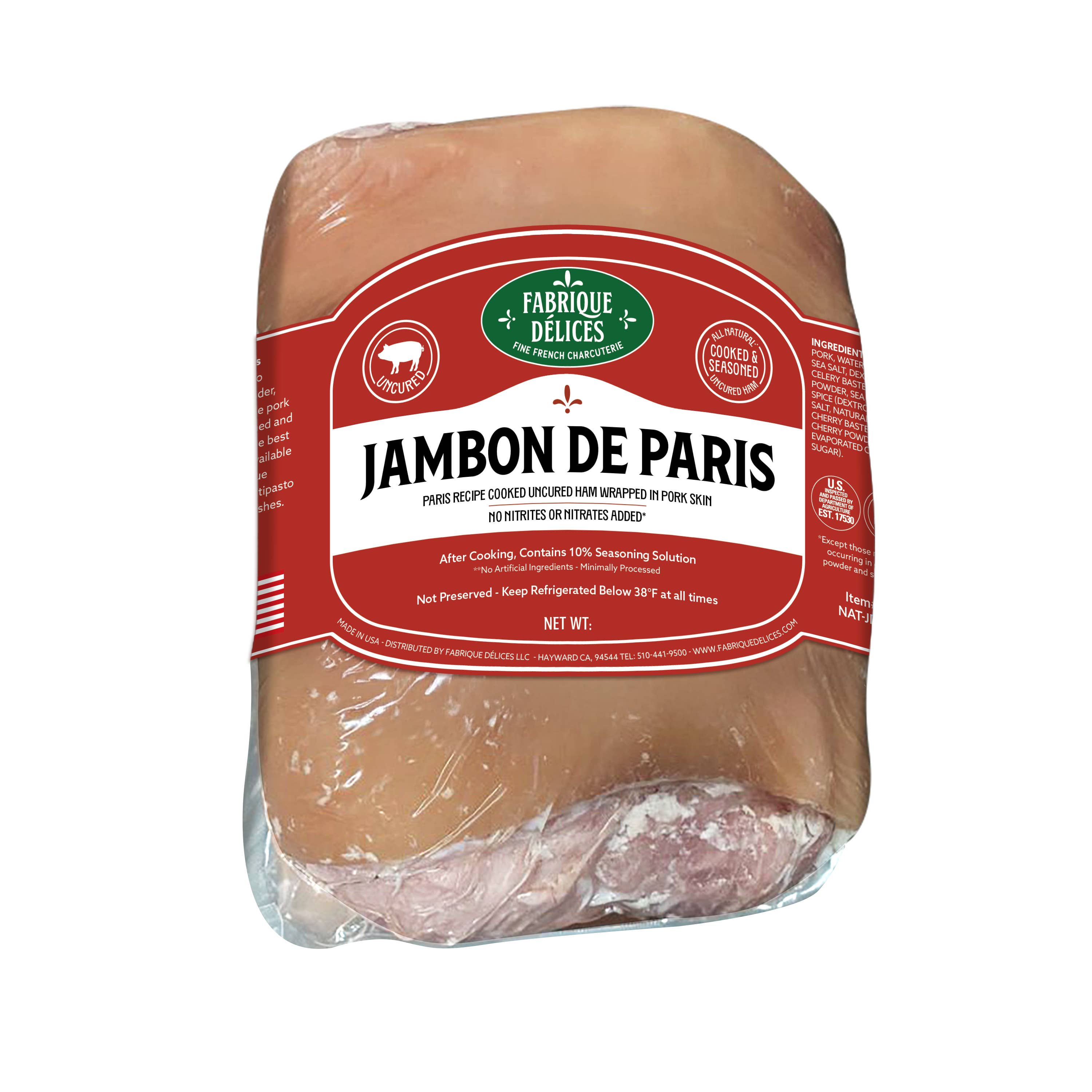 Fabrique Délices - Vente Jambon - Jambon de Paris Grand