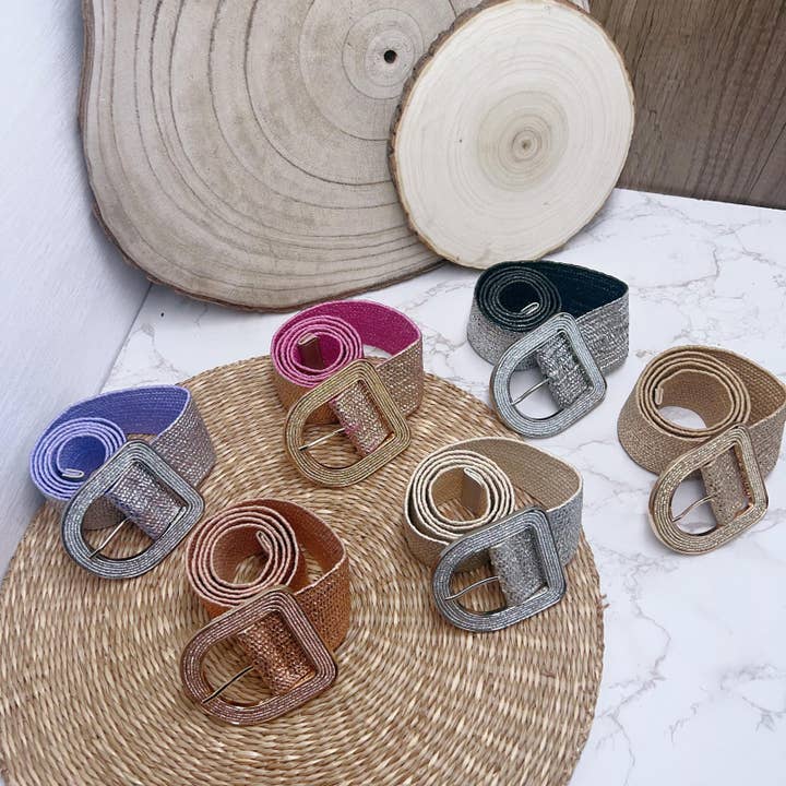 SWEET MAGIC MODA Y COMPLEMENTOS - Wholesale Belt - Women's - RAFFIA BELT 1