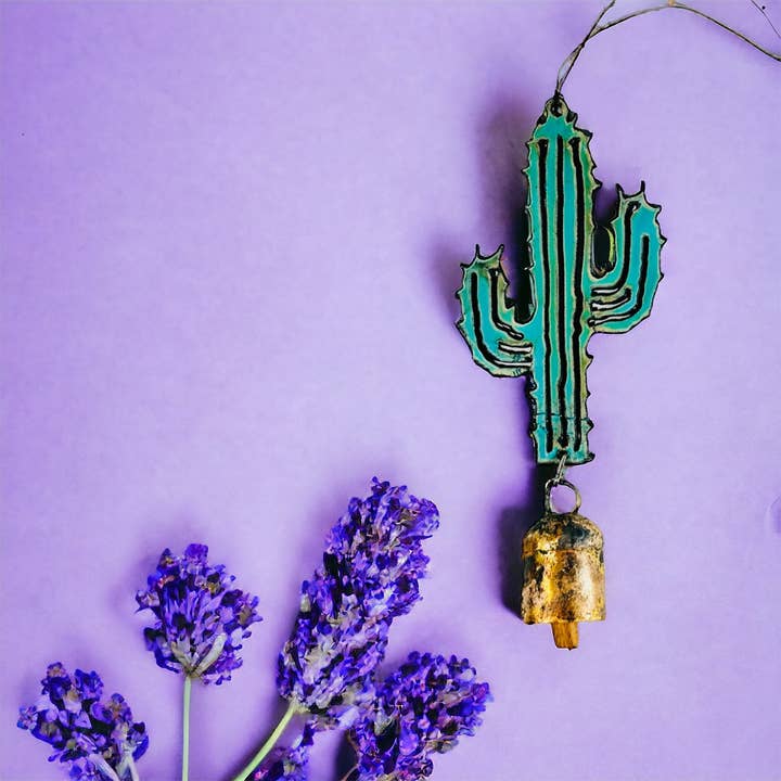 CACTUS Wind Chime Ornamento do sudoeste do Texas Souvenirs USA por atacado de Iron Jewel