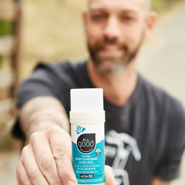 All Good Body Care - Wholesale Sunscreen - Sport Mineral Sunscreen Butter Stick SPF 500
