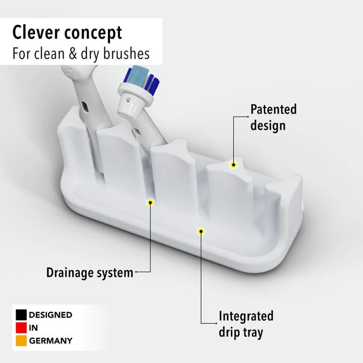 Qikfresh - Wholesale Toothbrush Holder - Holder for clip-on brushes (set of 4)4