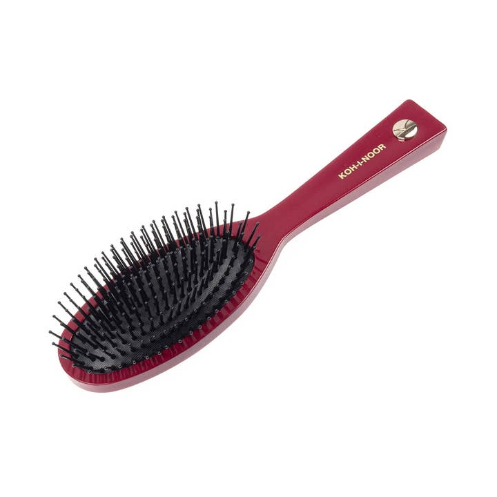 Koh-I-Noor - Wholesale Hair Brush/Comb - Pastel Synthetic Pin Brush - Biodegradable Acetate for Thick & Coarse Hair19