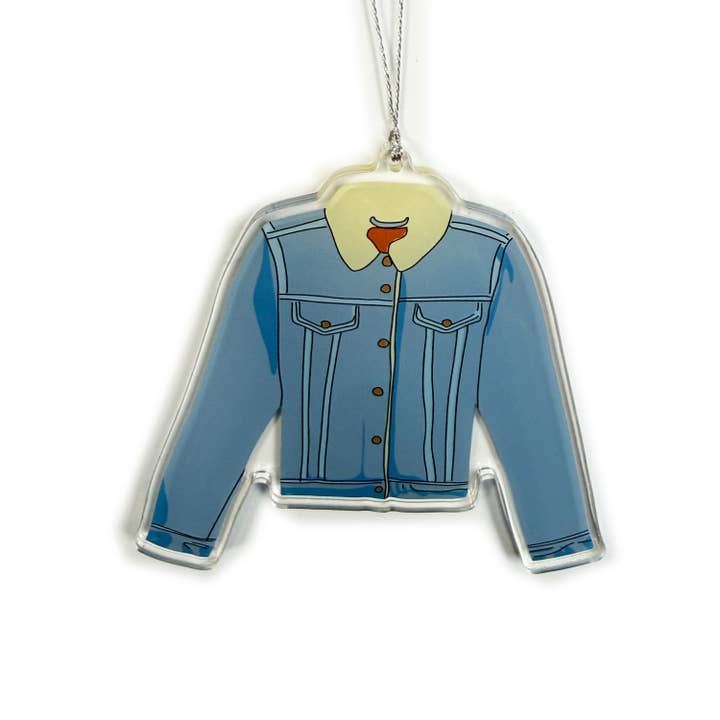 Ornamento de Natal Casaco Jean por atacado de Drawn Goods