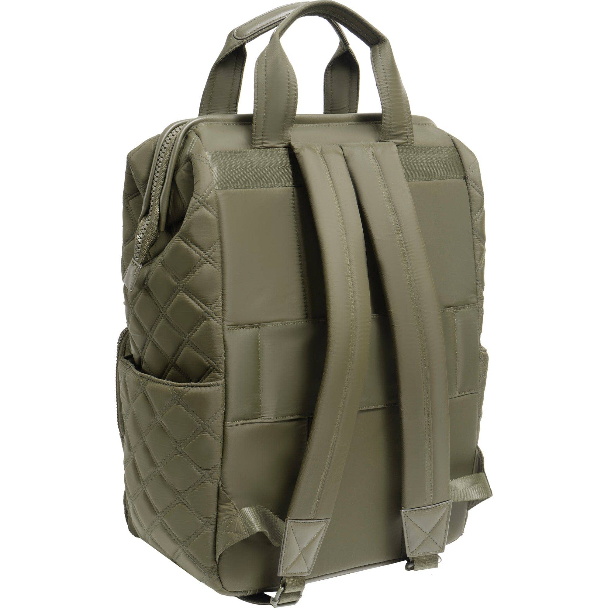 Magid - Wholesale Backpack - Women's - Joan & David Diamond Quilted Puffer Nylon Square Laptop Backpack13