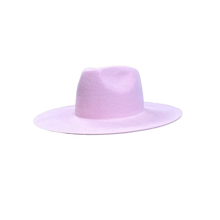 American Hat Makers - Vente Chapeau en feutre – unisexe - Chapeau Fedora Rancher à bord plat en feutre de laine 100 %71