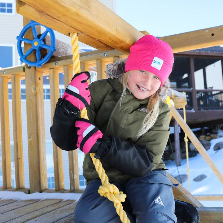 Guante transpirable superior para niñas para venta al por mayor de L-Bow Mittens