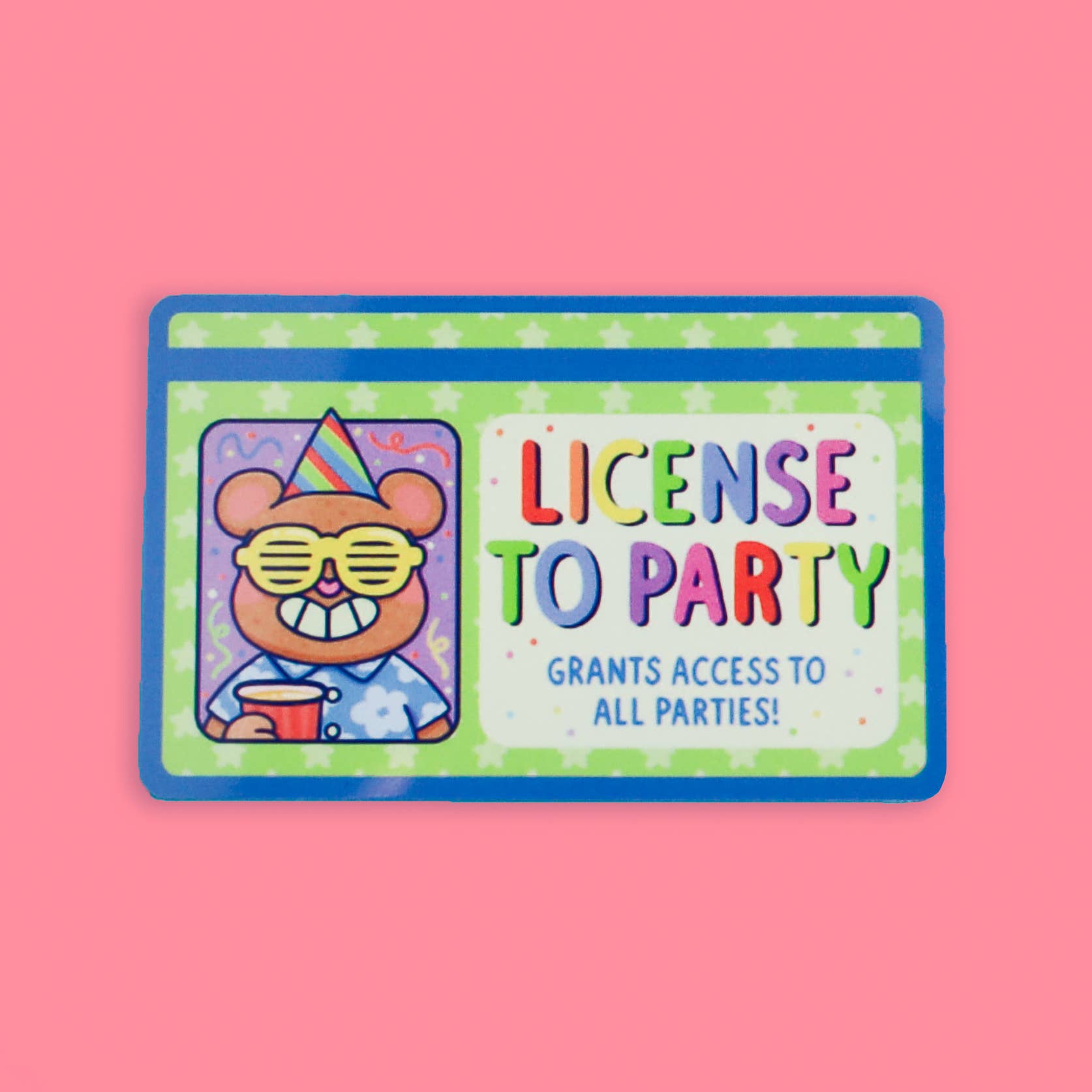 Turtle's Soup - Wholesale Gag Gift/Novelty Gift - License to Party Bear Fake Drivers License