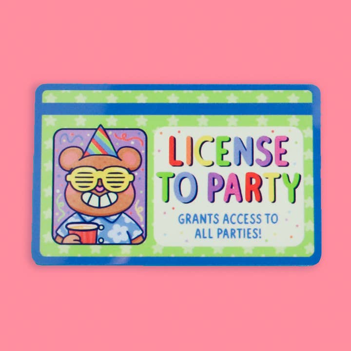 Turtle's Soup - Wholesale Gag Gift/Novelty Gift - License to Party Bear Fake Drivers License0