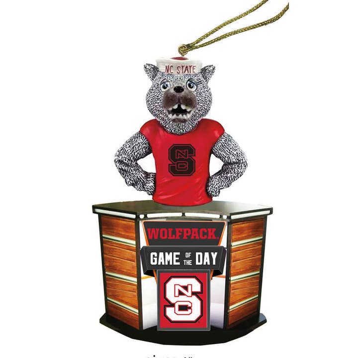 4" North Carolina State Game of the Day Ornament for wholesale by Santa’s Workshop Inc.