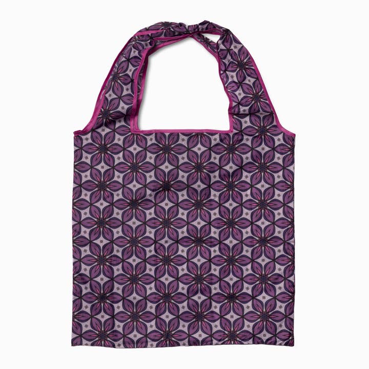 Sac Market | Violet Bloom pour la vente par New Wing Studio