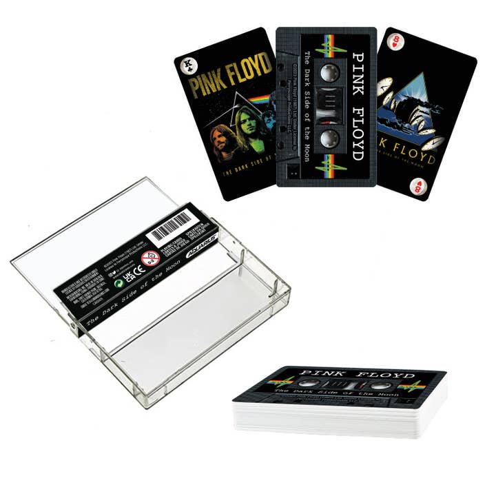 Pink Floyd Cassette Playing Cards for wholesale by AQUARIUS, GAMAGO, ICUP, & ROCK SAWS by NMR Brands