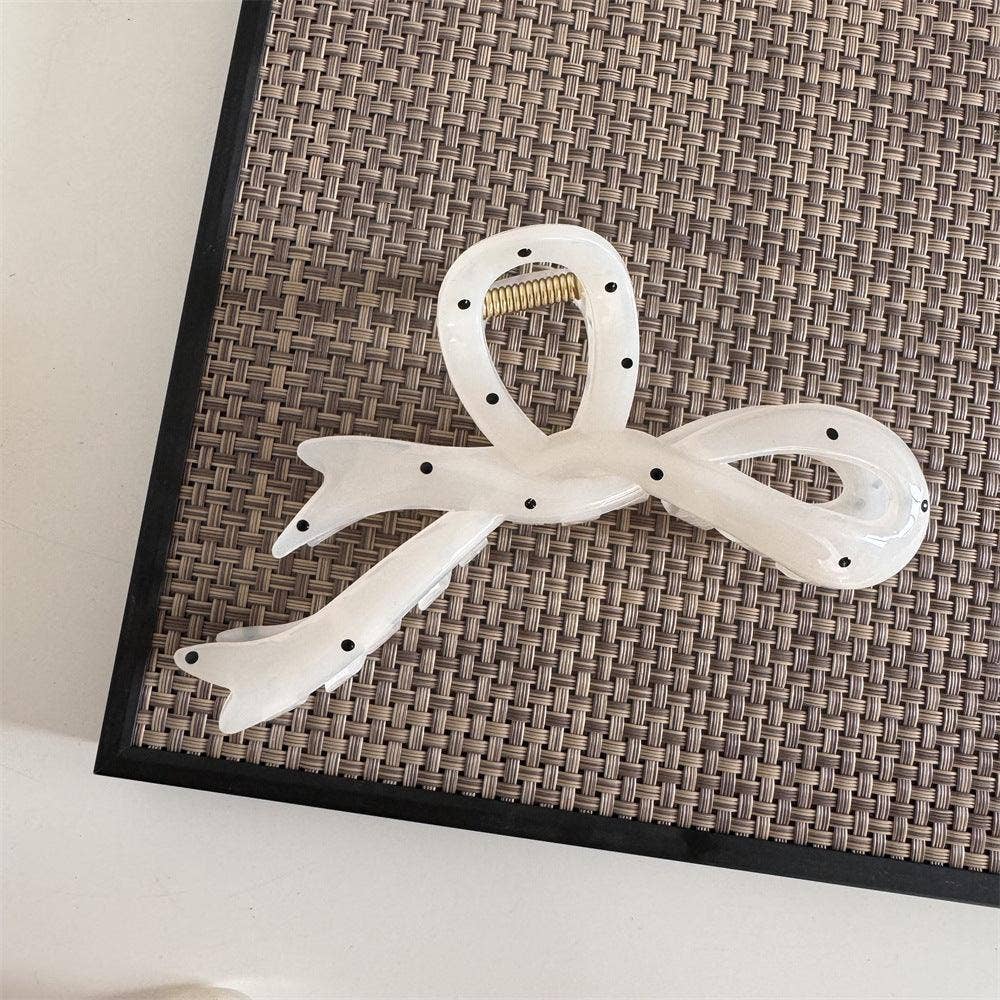 Marfim Grampo de cabelo elegante Wave Point FJ891594 para senhora para venda a revendedores na Faire3