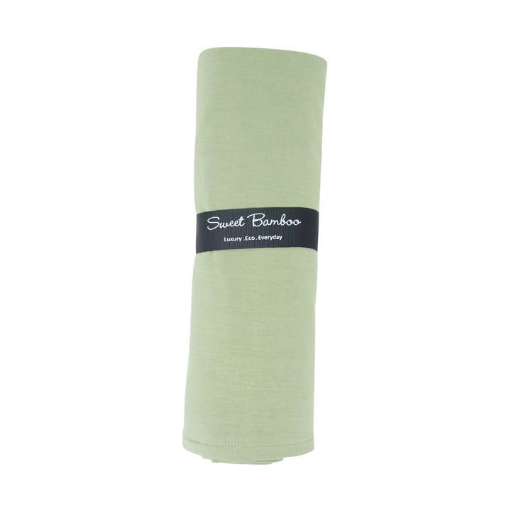 Army Green Swaddle for wholesale by Sweet Bamboo